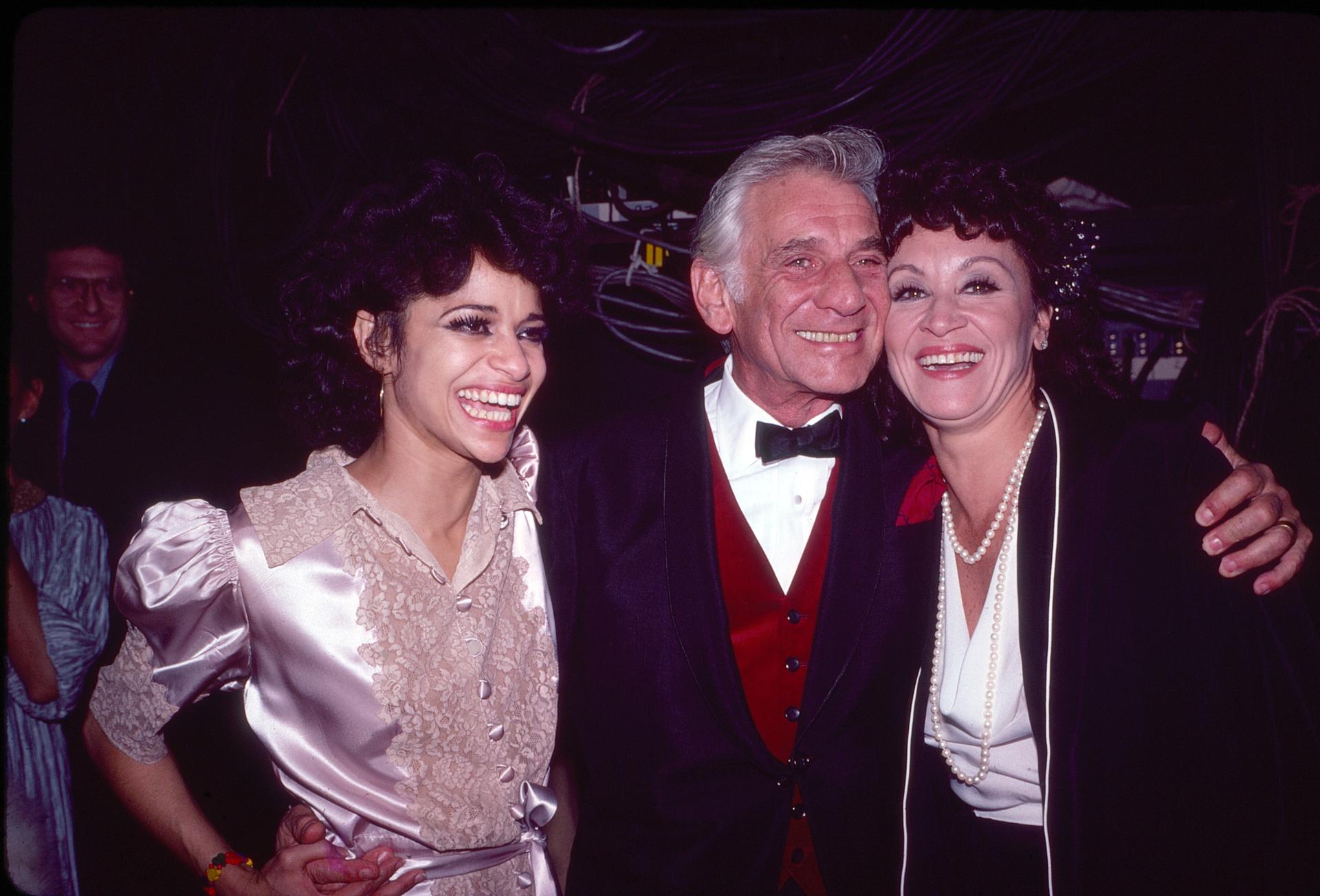 Debbie Allen, Leonard Bernstein and Chita Rivera