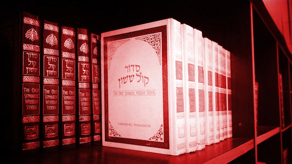 Prayer Books in Synagogue
