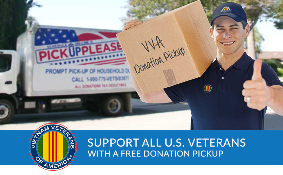 Support All U.S. Veterans with a Free Donation Pickup