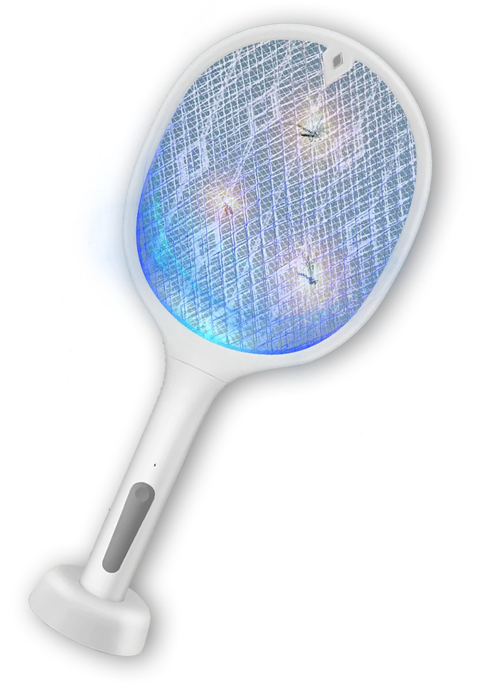 ZZBug 2-in-1 Mosquito Swatter & Bug Zapper Lamp