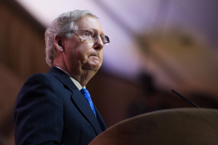 Eerie Silence: McConnell Mysteriously Freezes Mid-Speech!