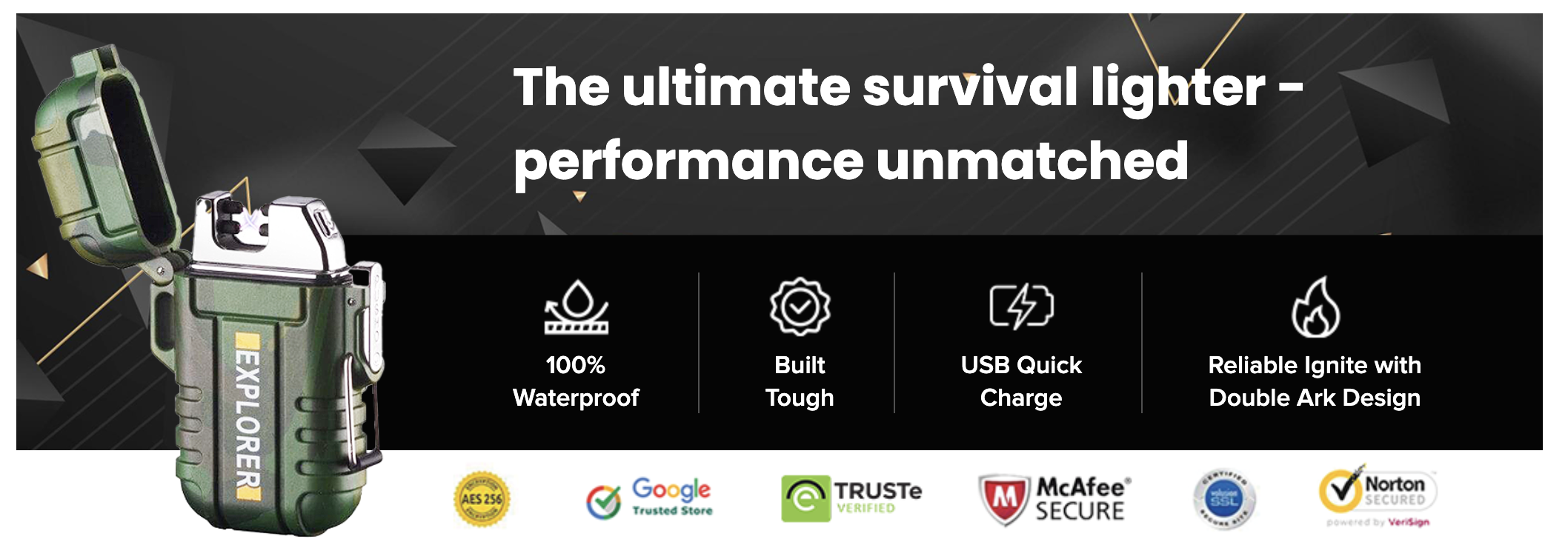 CampLife Waterproof Arc Lighter