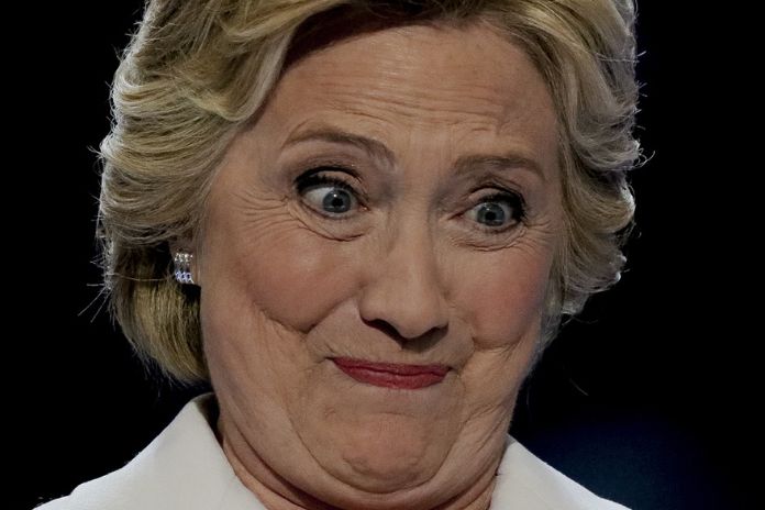 (WATCH) Smug Hillary Clinton LAUGHS at Trump Indictment