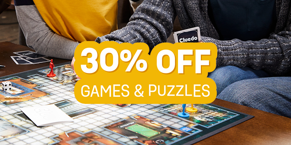 30% off Games & Puzzles