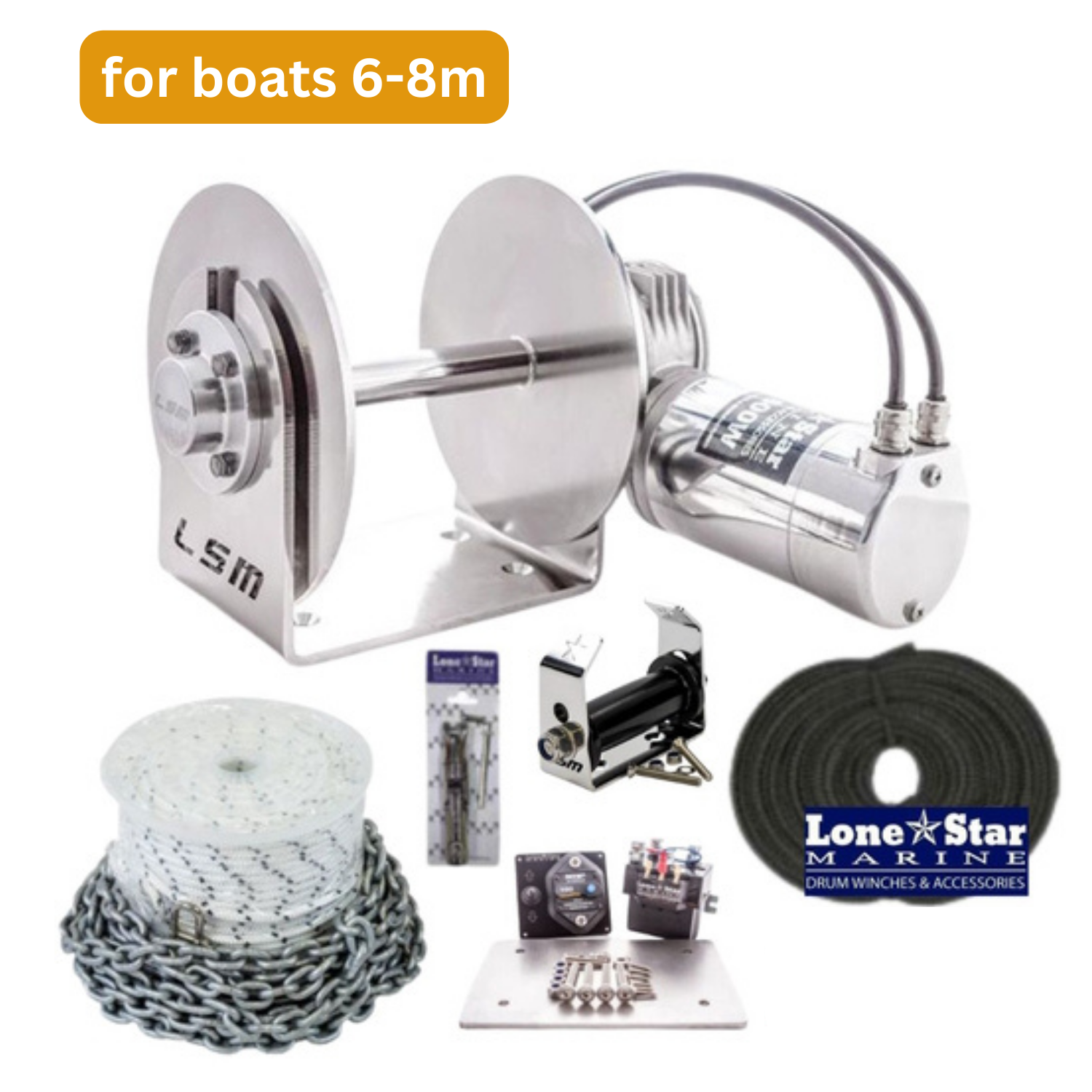GX2 Anchor Winches for Boats 6-8m