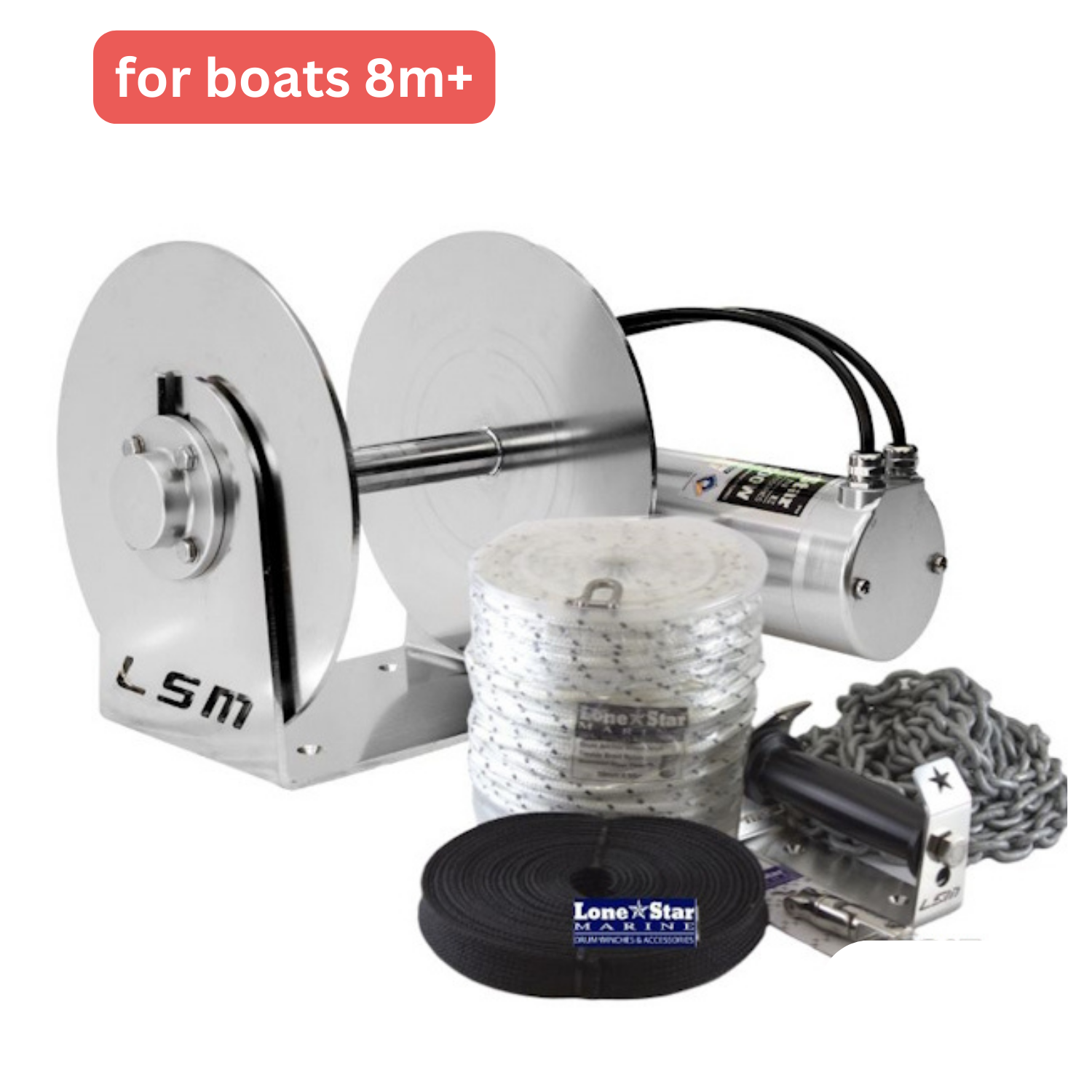 GX3 Anchor Winches for Boats 8m+