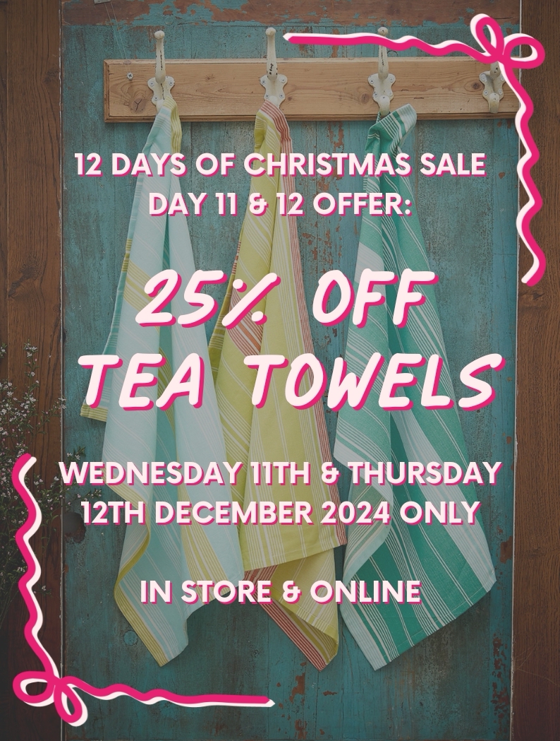 25% Off Tea Towels