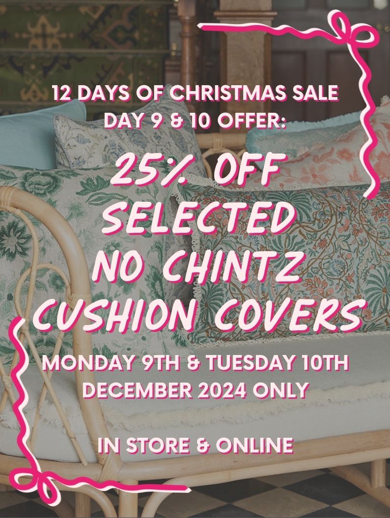 25% Off Selected No Chintz Cushion Covers