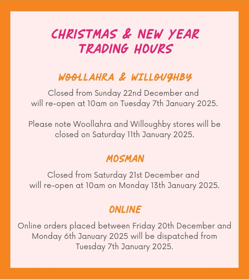 Christmas & New Year Trading Hours