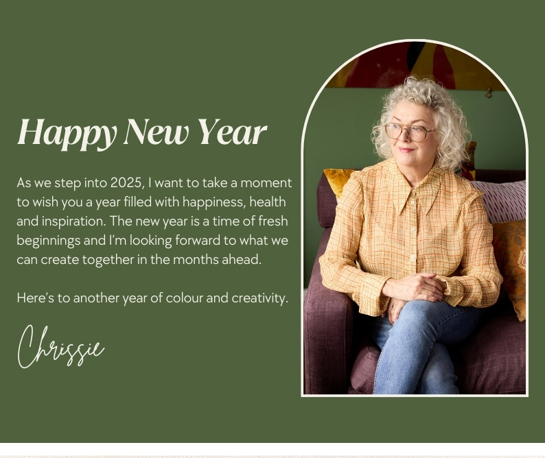 Happy new Year from Chrissie