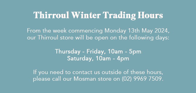 Thirroul Winter Trading Hours