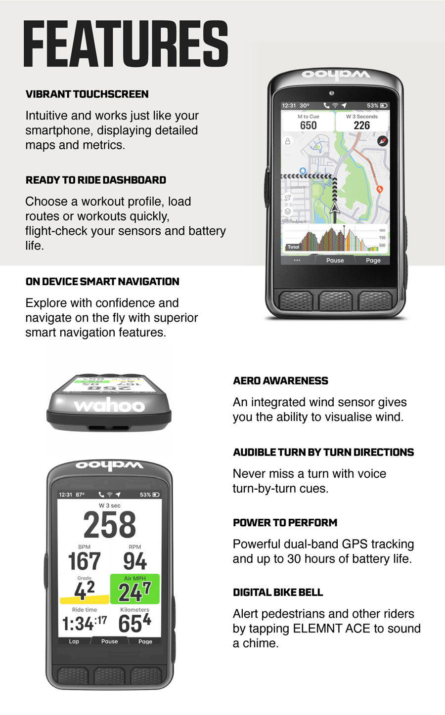 Wahoo Elemnt ACE GPS