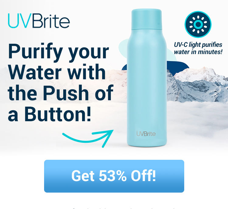 Get Pure, Fresh, Drinkable Water with the Power of UV Light!