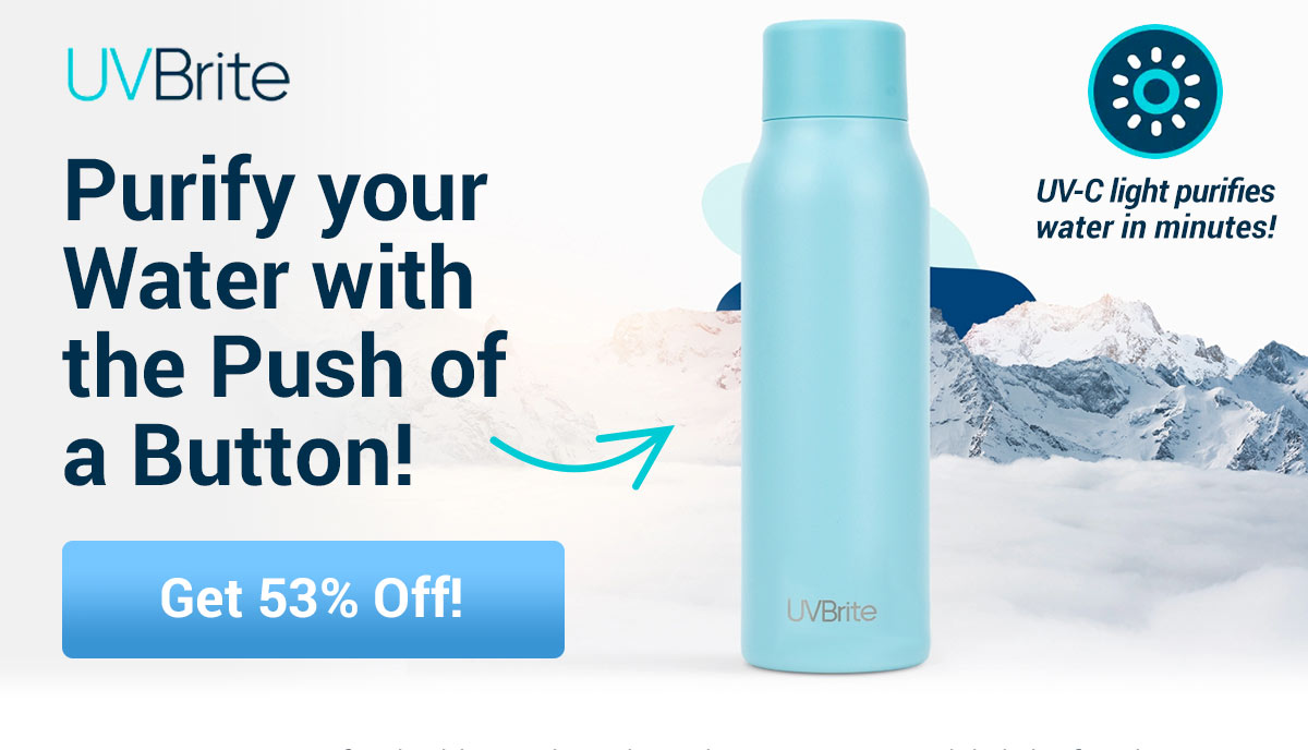 Get Pure, Fresh, Drinkable Water with the Power of UV Light!