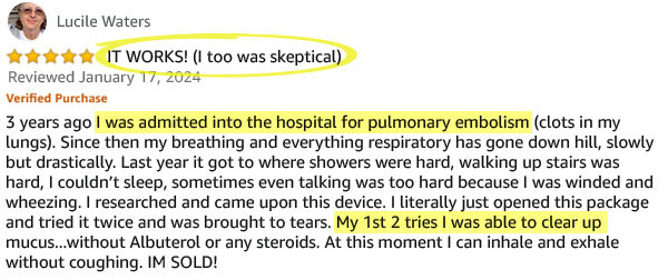 Clear Your Lungs Easily