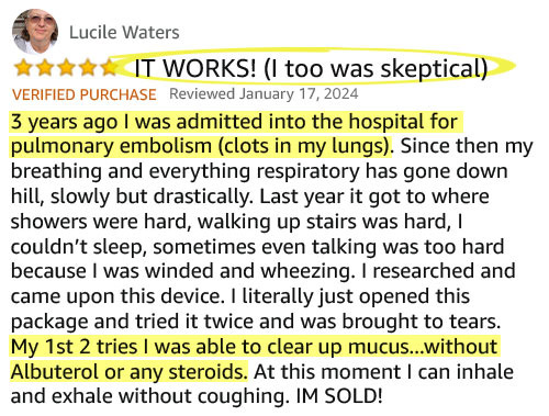 Clear Your Lungs Easily