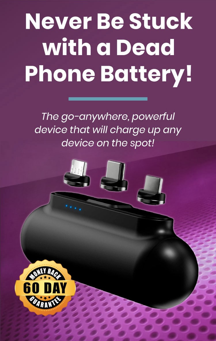 Never Be Stuck with a Dead Phone Battery