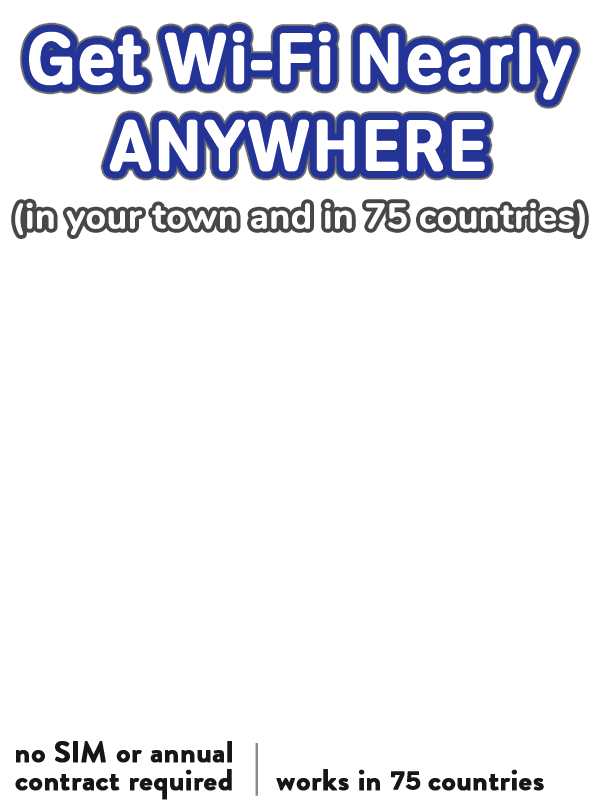 Connect To Wi-Fi (Nearly) Anywhere