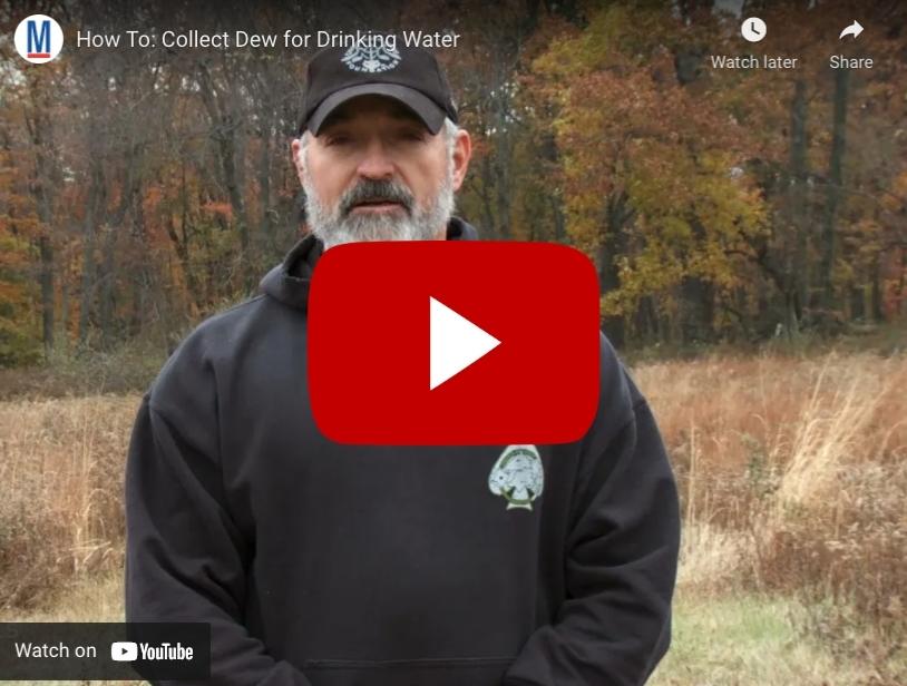 How To: Collect Dew for Drinking Water