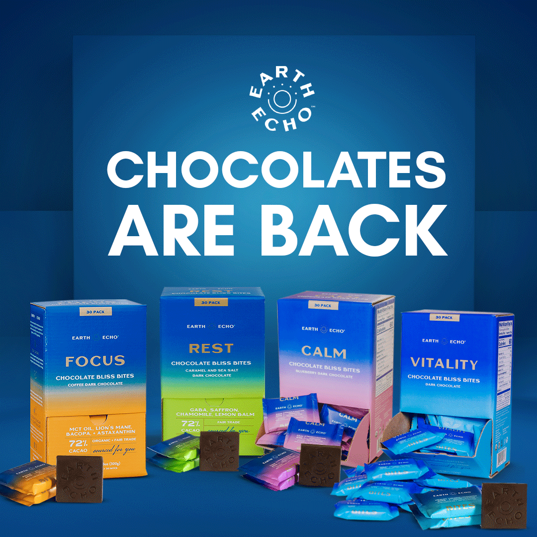 Free Gift When You Order Chocolate Bliss Bites by Sep. 12 Earth Echo