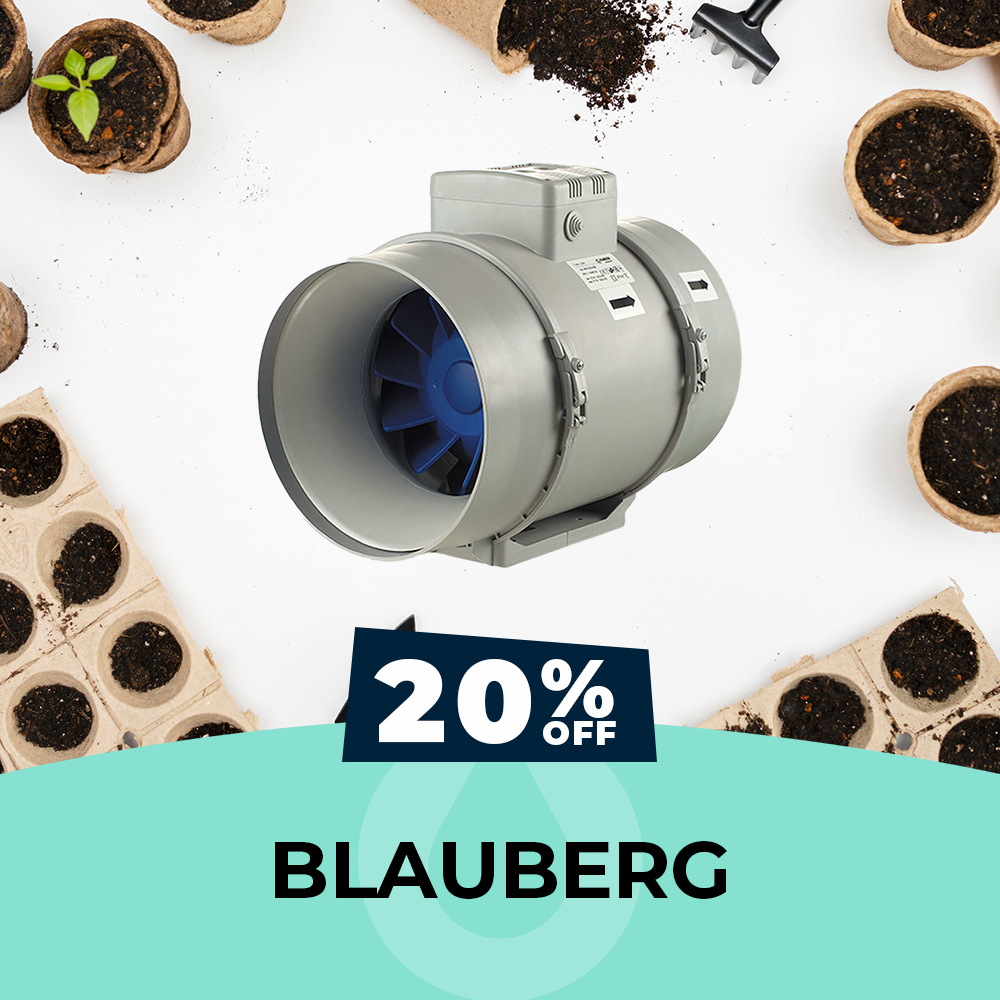 Blauberg Fans - 20% OFF, Hydro Experts