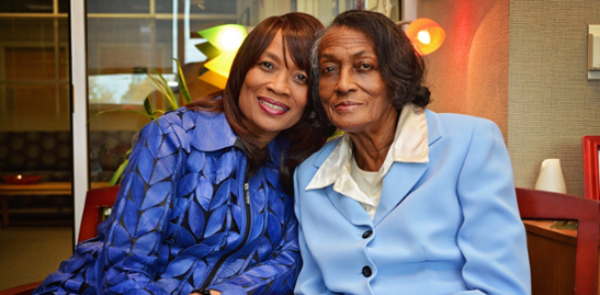 photo of two African American women