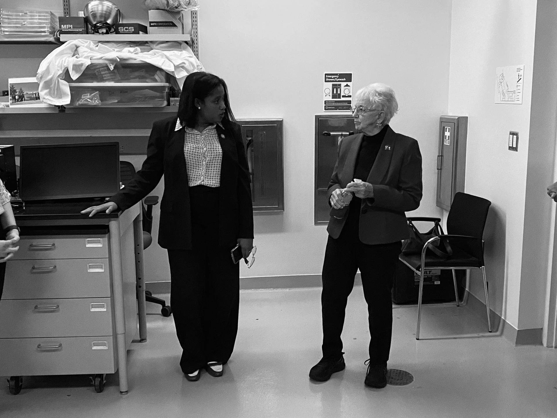 Virginia Foxx and Dean Luster Teasley Pass