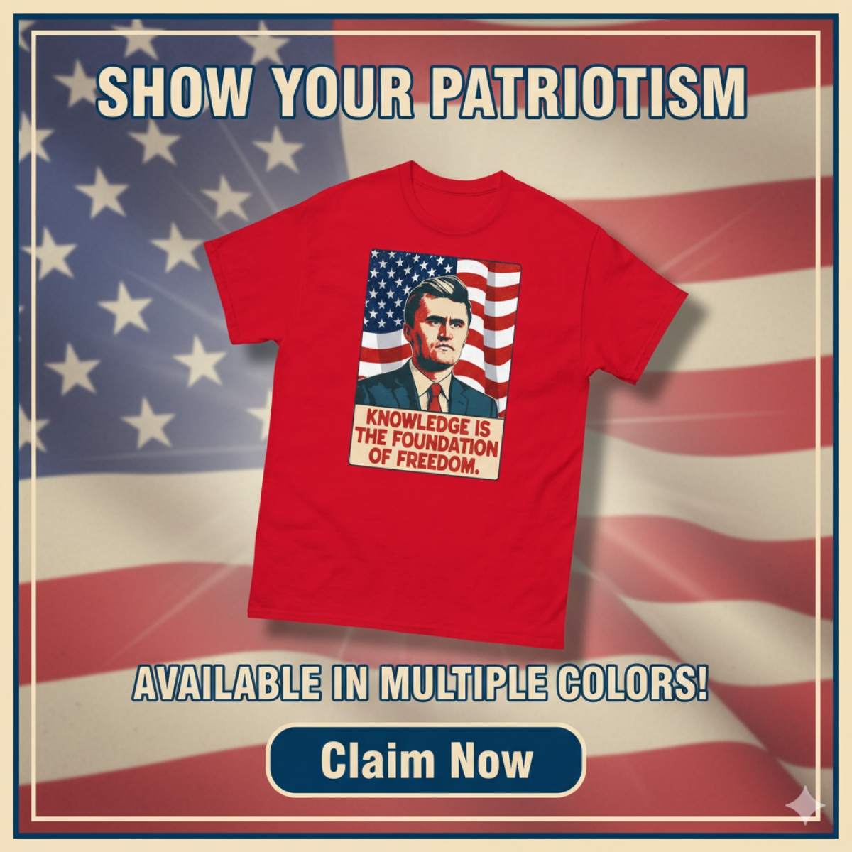 Knowledge is the Foundation of Freedom — Free Tee