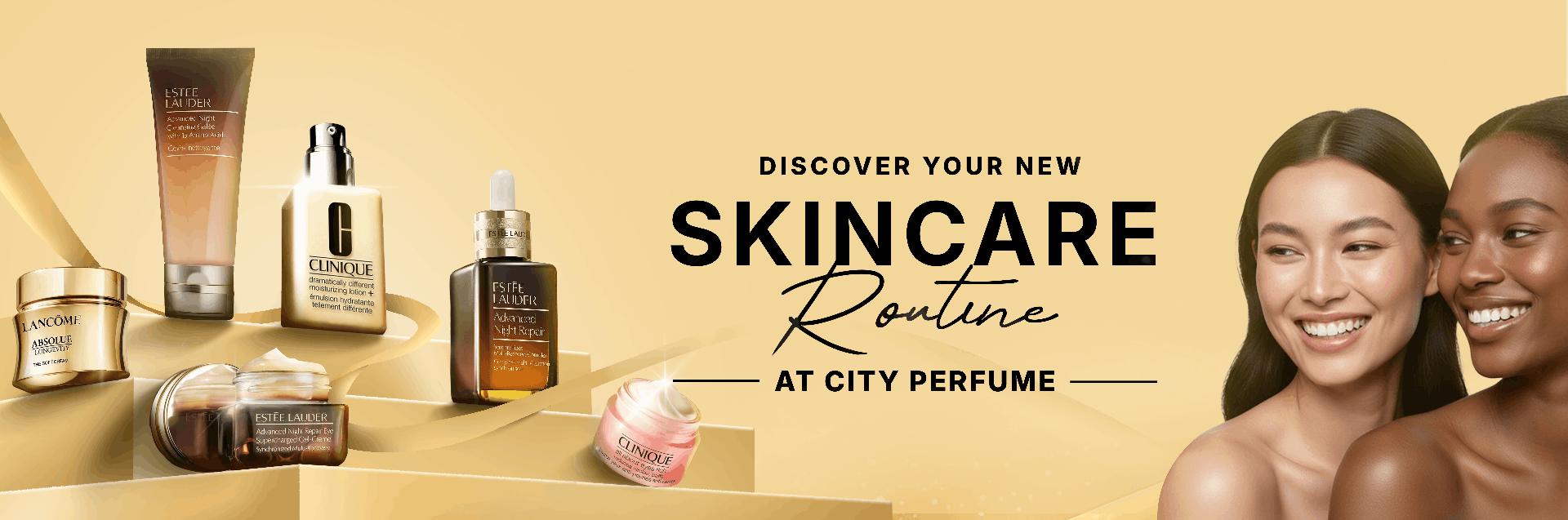Discover your new skincare routine at City Perfume