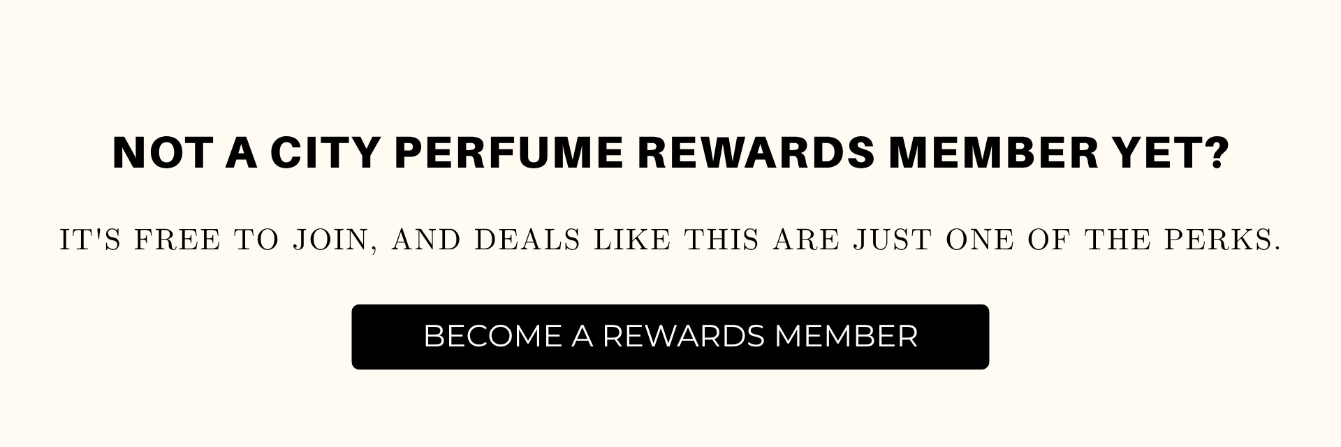 City Perfume Rewards