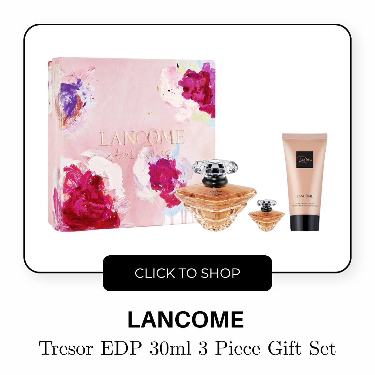 Lancome Tresor EDP 30ml 3 Piece Gift Set