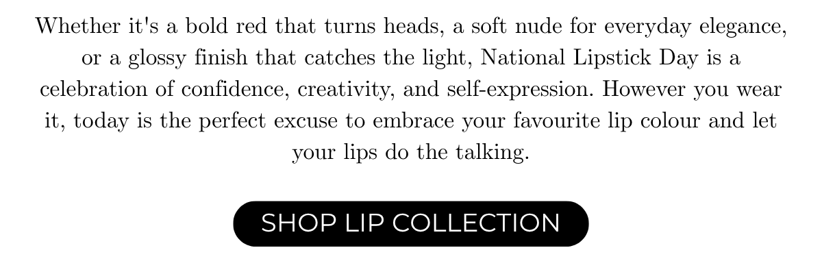 Celebrate National Lipstick Day | City Perfume | Shop Now