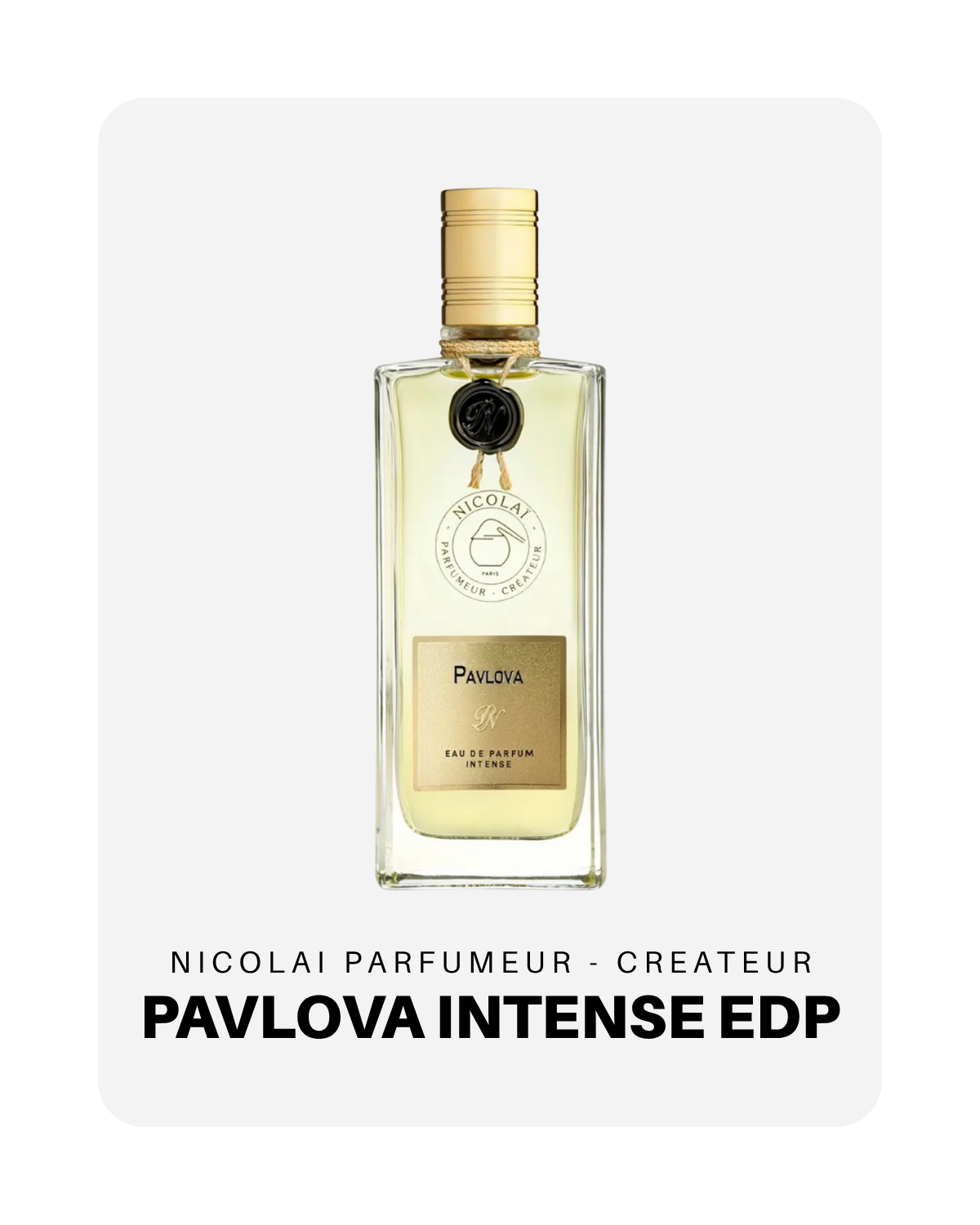 Nicolaï Pavlova Intense EDP | City Perfume | Shop Now