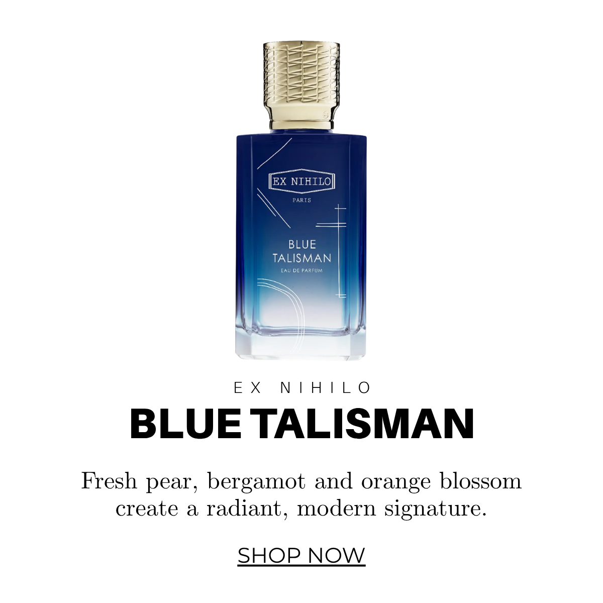 EX NIHILO Blue Talisman EDP | City Perfume | Shop Now