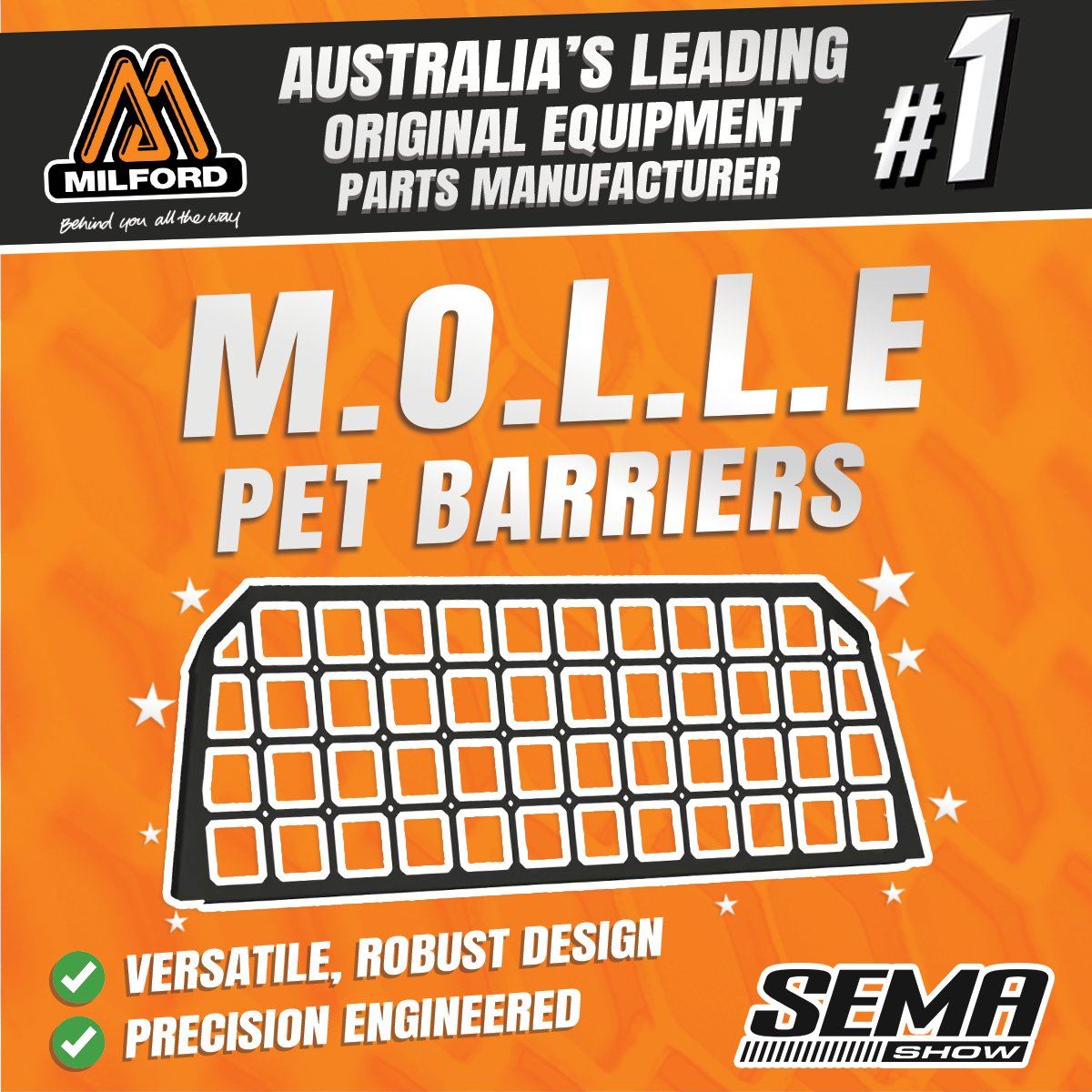 Molle pet barriers
