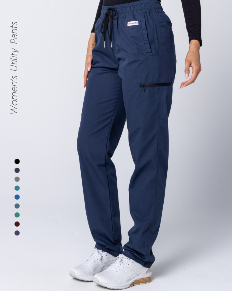 Womens Utility Scrub Pants