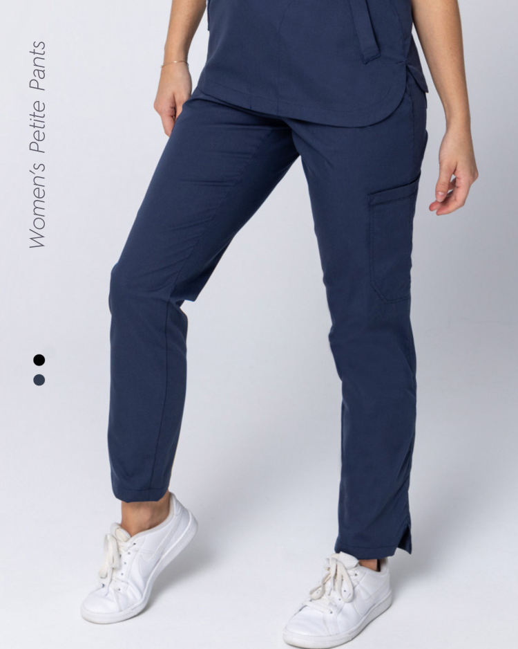 Womens Slim Fit Scrub Pants