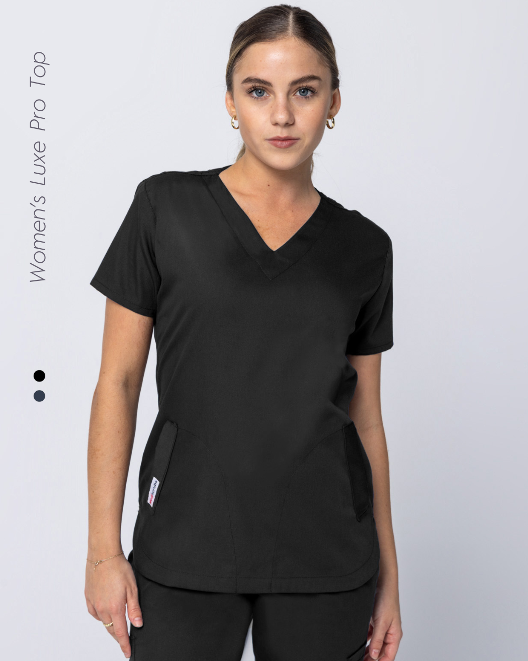 Womens Luxe Pro scrub top