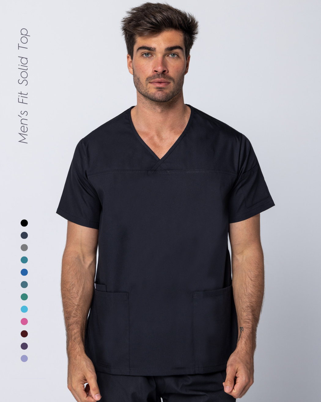 Mens Fit Scrub Top