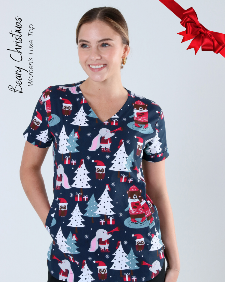 BEARY CHRISTMAS LUXE TOP