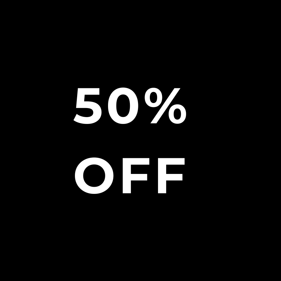 50% off