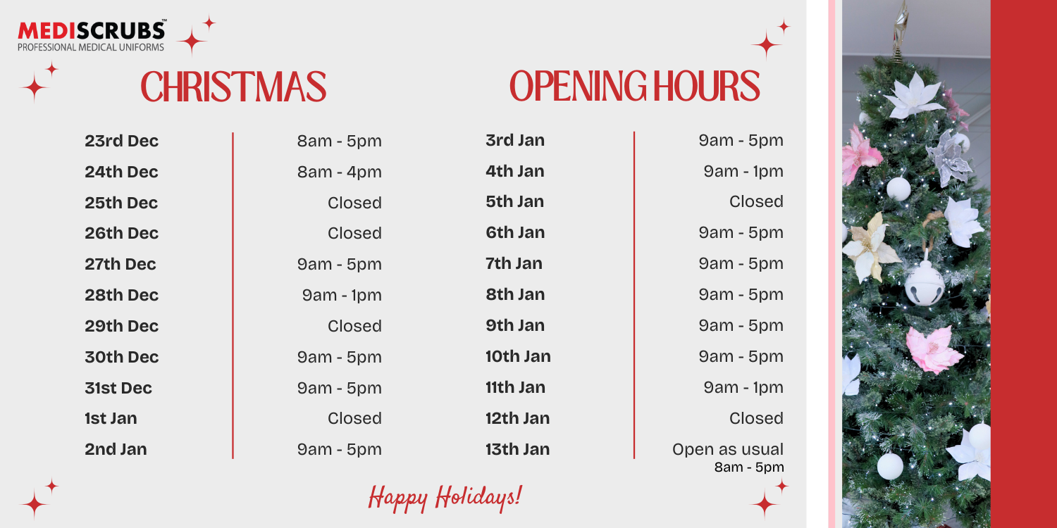 Christmas Opening Hours