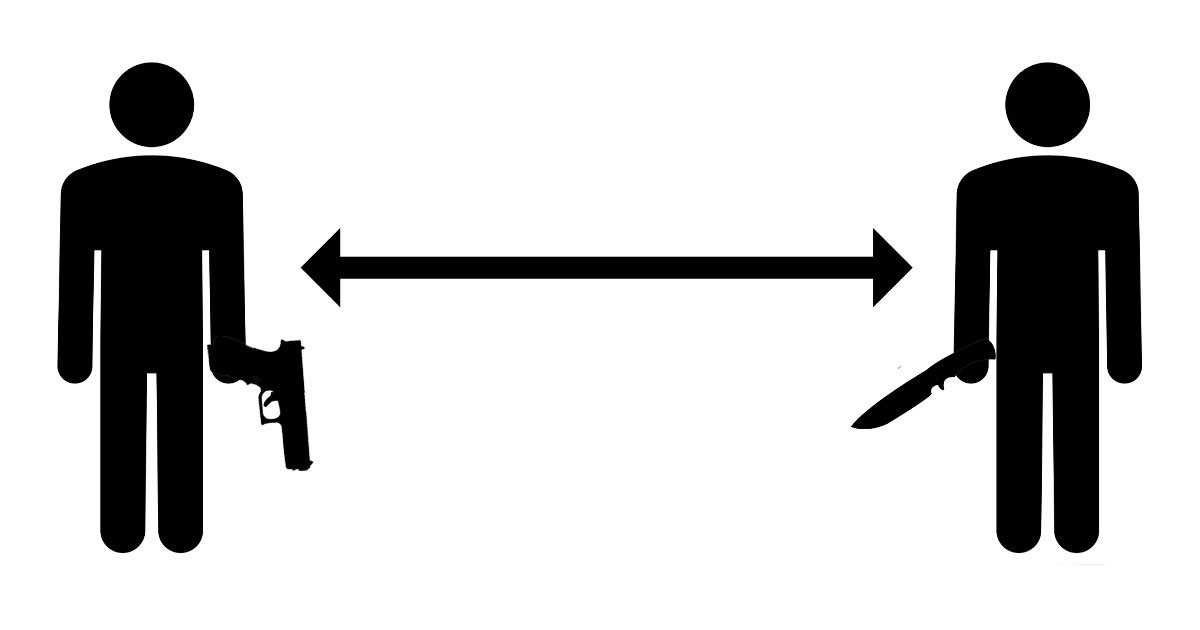 How Close is Too Close? Managing Distance During Violence