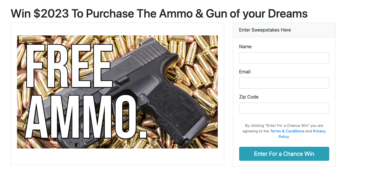 Wanna win Free Ammo?