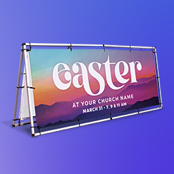 Save 10 - 20% off banners, signs and welcoming tools with code EFI24