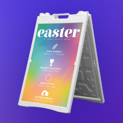 Save 10 - 20% off banners, signs and welcoming tools with code EFI24