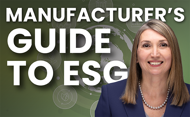 Manufacturer's Guide to ESG