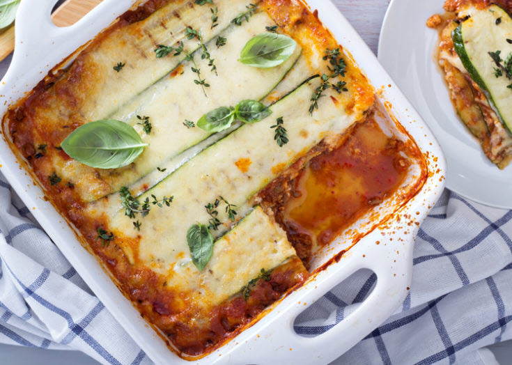 Delicious Keto Lasagna Recipe (with Zucchini Noodles)