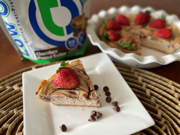 Chocolate Peanut Butter Protein Cheesecake Recipe