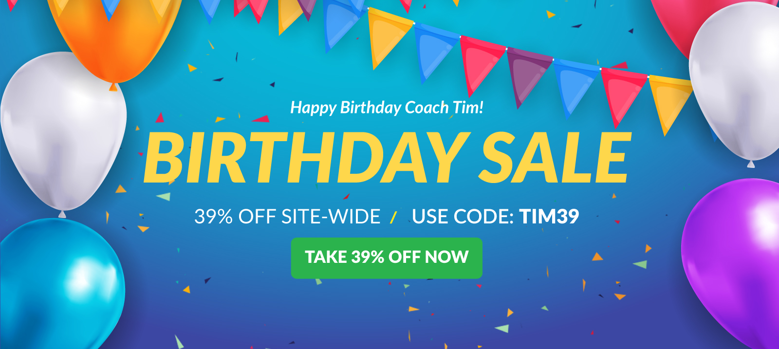 LIMITED TIME: Save 39% sitewide with code TIM39 - no limits or minimums!